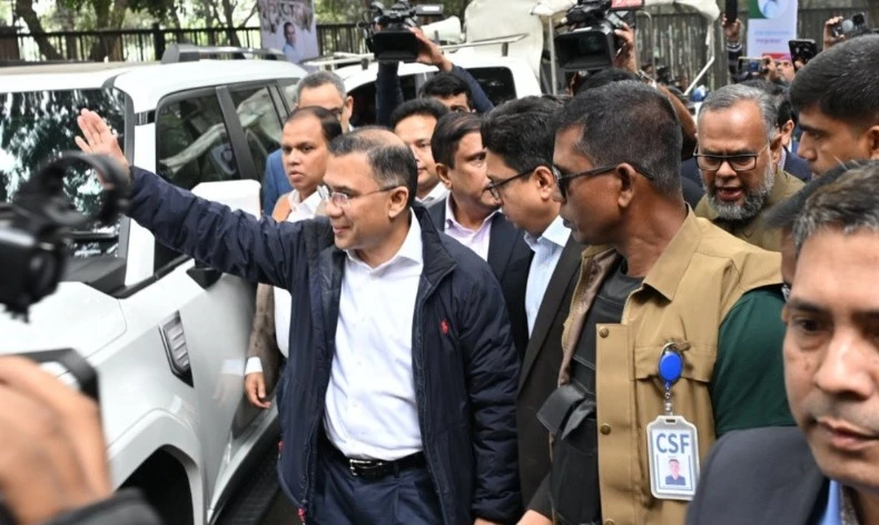 দেড় যুগ পর নয়াপল্টন কার্যালয়ে তারেক রহমান